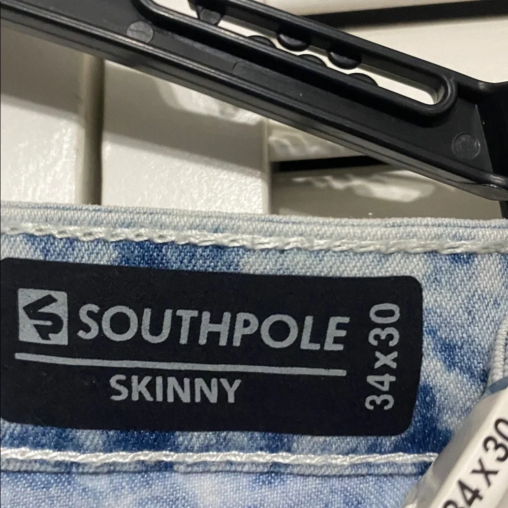 South pole Skinny Jeans Acid Wash Size 34-30 NWT